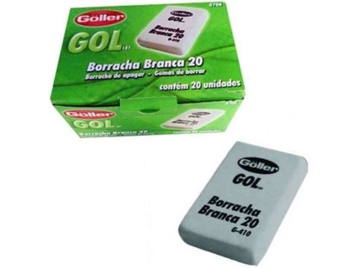 BORRACHA BRANCA GOL  N20